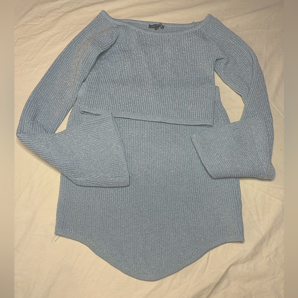 Fashion nova long sleeve skirt set